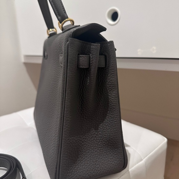 Hermes Kelly 25 Etain - like new condition! Rare - Picture 10 of 16